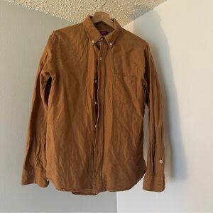 Men’s linen blend button down